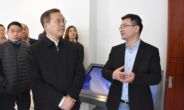 杭州市委常委、余杭区委书记毛溪浩一行莅临我司考察调研